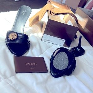 Gucci gently wore only scuffs on bottom original box